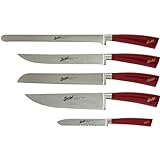 Elegance Rot Set mit 5 chef-Messern