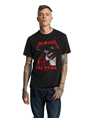 Amplified Herren Metallica - Kill Em All T-Shirt, Grau (Charcoal Cc), XL