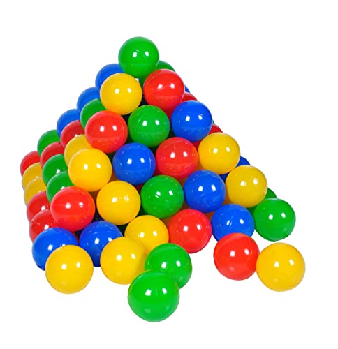 Knorrtoys 56889 Bälleset ca. Ø7 cm-100 Balls/Colorful, bunt