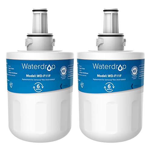 Waterdrop 2X DA29-00003F Kühlschrank-Wasserfilter, Kompatibel mit Samsung Aqua Pure Plus DA29-00003F, HAFIN1, DA29-00003A, DA29-00003B, DA29-00003A-B, DA61-00159A, DA97-06317A