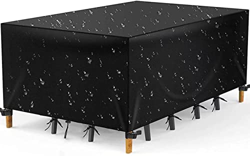 KEPPD Gartenmöbel-Abdeckungen wasserdicht, 120x70x70cm 420D Heavy Duty Rattan-Möbelabdeckung für Sofa, Anti-Rip-Schutzabdeckung für übergroß Außenterrassen,perfekte Passform für Stuhl und Tisch