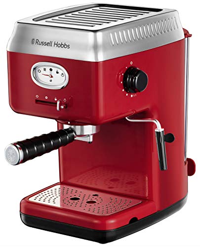 Russell Hobbs 28250-56 Espressomaschine, 1350, Kunststoff, 1.1 liters, Rot