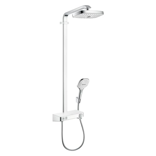 Hansgrohe showerpipe duschsystem raindance select weiß/chr showertablet kb raindance e air 2jet 300, 27126400