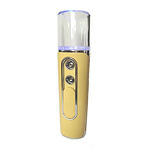 Panjzylds Wiederaufladbares Spray Feuchtigkeitsgerät Einzel- und Doppelspray Nano Spray Dampfen Gesicht Gerät USB Handheld Gesichtsbefeuchter Sommer Schönheit Feuchtigkeitsspendend und Kühlend