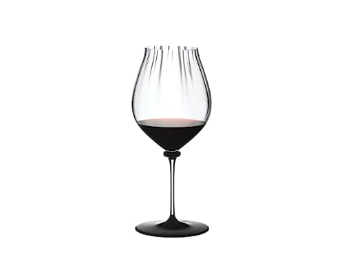 Riedel Fatto A Mano Performance Pinot Noir Weinglas, 822 ml, schwarzer Boden