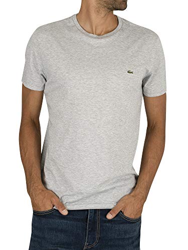 Lacoste Herren T-Shirt Th6709 , Grau (Argent Chine) , X-Large (Herstellergröße: 6)