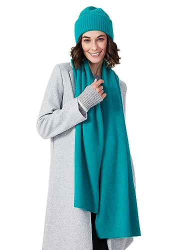 Style & Republic Kaschmir Schal Damen aus 100% Cashmere - dein kuscheliger Premium Schal für stilvolle Herbst- & Winter-Momente - Baikal