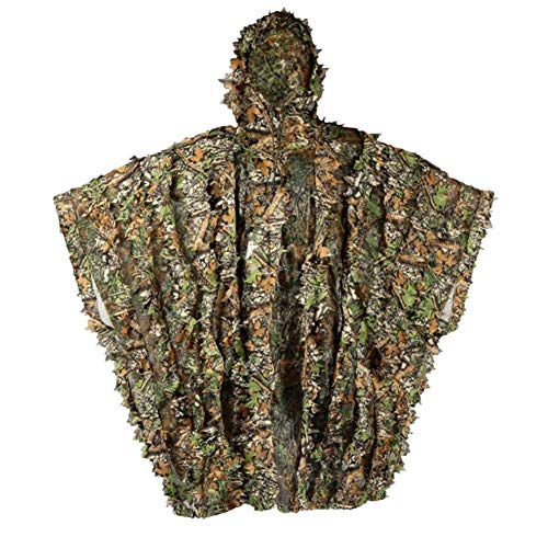 YAOBAO Ghillie Suits, 3D Leafy Ghille Suit, Kid Hooded Hunting Airsoft Camouflage Gillies Suits für Erwachsene und Jugendliche