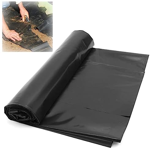 HDPE Dichtungsfolie Teichfolie Flexible Teichplane 0.12mm Fischteichfolie Gartenpoolmembran UV-beständiges Teichmembran Undurchlässige Schwimmteich Folie 1x1m 2x5m 3x6m 4x4m 8x10m 10x10m ( Size : 4x4m