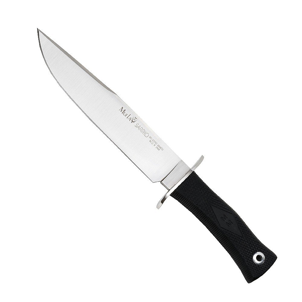 Muela Unisex – Erwachsene Sarrio Black and Steel Messer, Silber, one Size