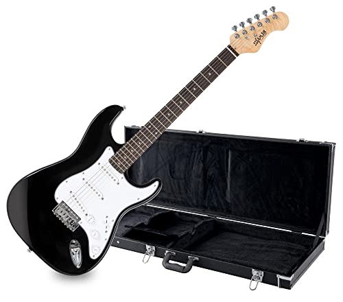 Shaman Element Series STX-100B E-Gitarre schwarz SET inkl. Koffer