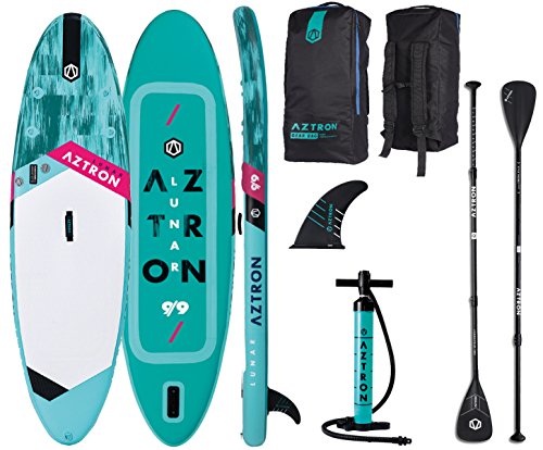 AZTRON Lunar 9.9 Sup Stand up Paddle Board mit Style Alu Paddel
