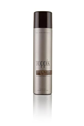TOPPIK Haarverdichtungsspray - Hair Thickener Spray 180ml Mittelbraun Medium Brown
