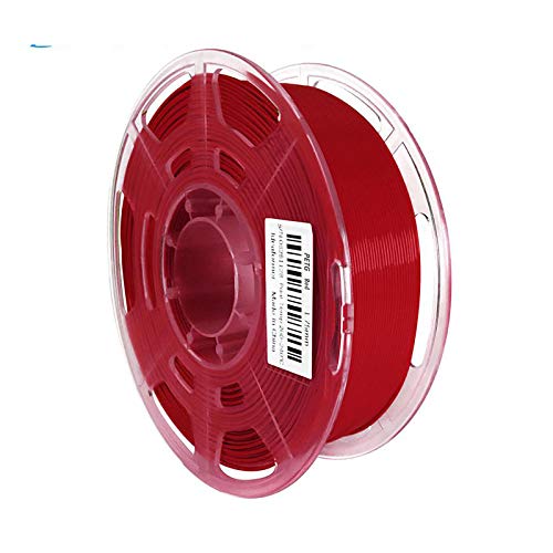 3D-Druckerfilament PLA 1,75 Mm Geruchsarm Maßgenauigkeit +/- 0,02 Mm 3D-Druckfilament 2,2 Pfund (1 Kg) Spule 3D-Druckermaterial PLA-leitfähiges Filament Mehrfarbig Optional(Color:rot)