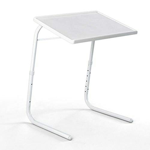 NRS Healthcare Tragbarer Tischdiener mit abgewinkelter Platte Q04567, Weiß