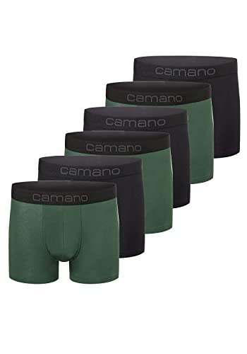 Camano Boxershorts Herren 6er Pack 2XL Sycamore Green