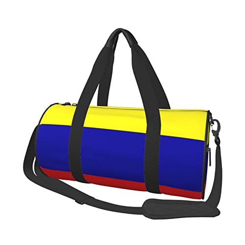 Reisetasche mit kolumbianischer Flagge, große Sporttasche, multifunktionale Übernachtungstasche für Männer und Frauen