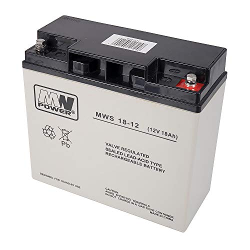 PNI PNI-ACC1812 Gel Batterie MW 18-12S 12V / 18Ah Grau/Schwarz