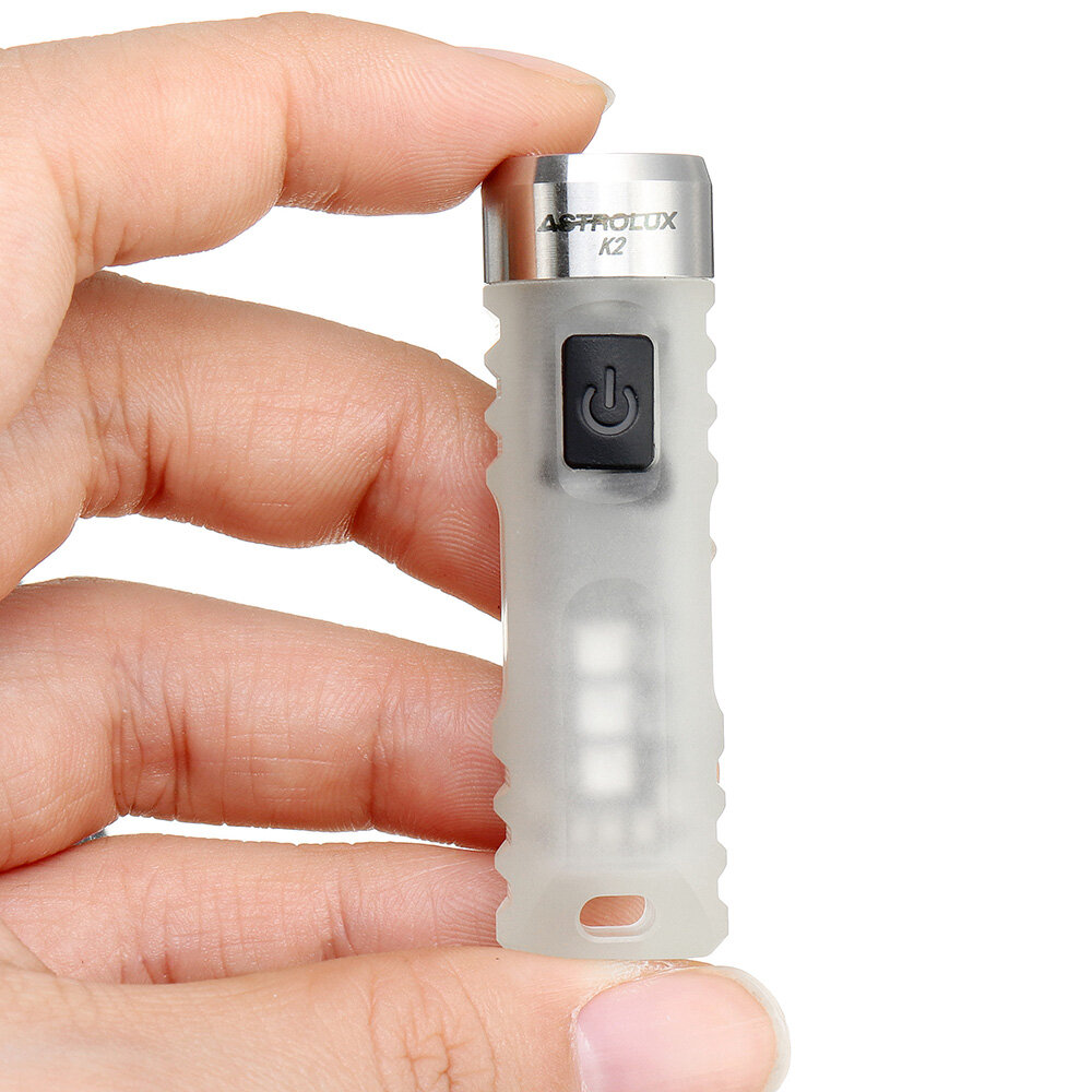 Astrolux® K2 SST20 300LM TIR EDC Schlüsselbund Taschenlampe Type-C USB wiederaufladbare Mini LED Taschenleuchte mit UV R