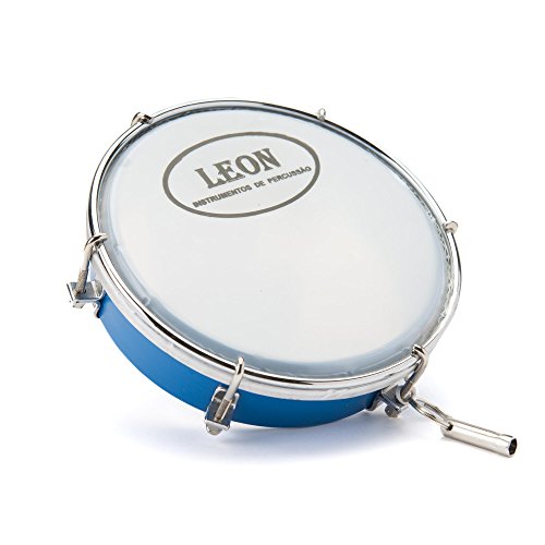 6 " ABS Rahmen Drumsticks Abstreifer Tamborim Samba Brasil Musikinstrument - blau Hülle
