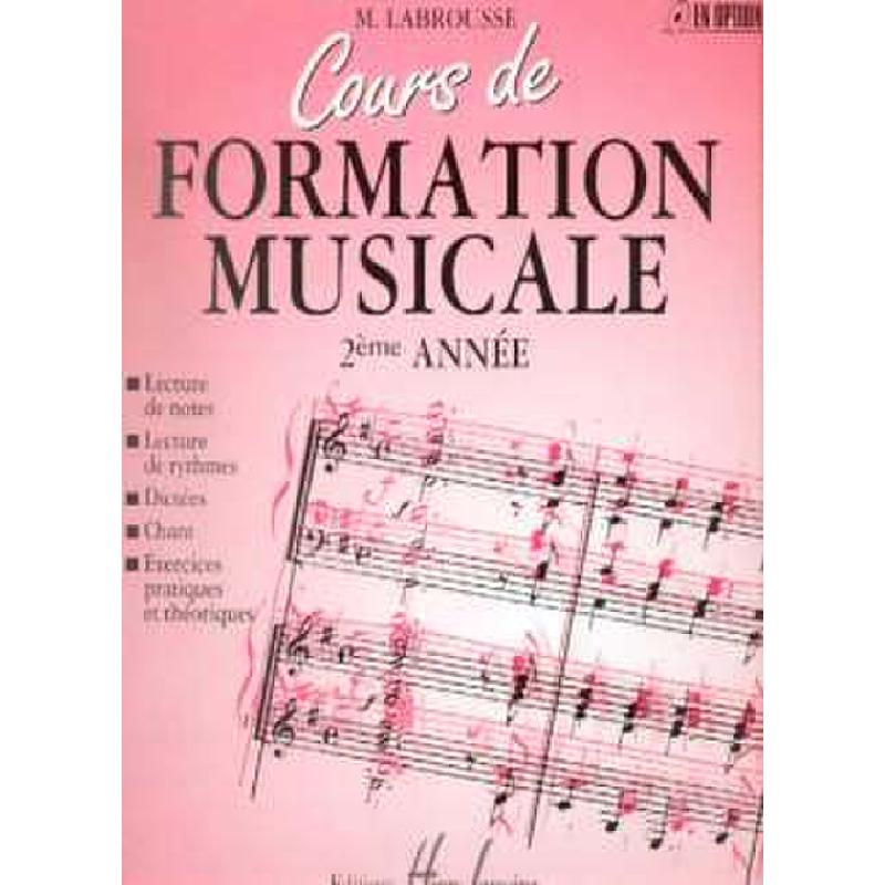 COURS DE FORMATION MUSICALE 2 ANNEE