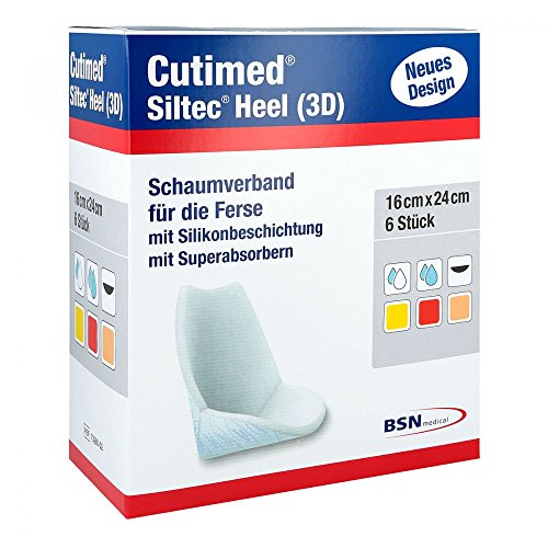 Cutimed Siltec Heel 3d 16 6 stk