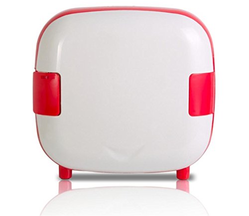 HL 4L Auto Kühlschrank Schlafzimmer Student Schlafsaal Droge Hautpflege Produkte Kleinen Kühlschrank, White,white