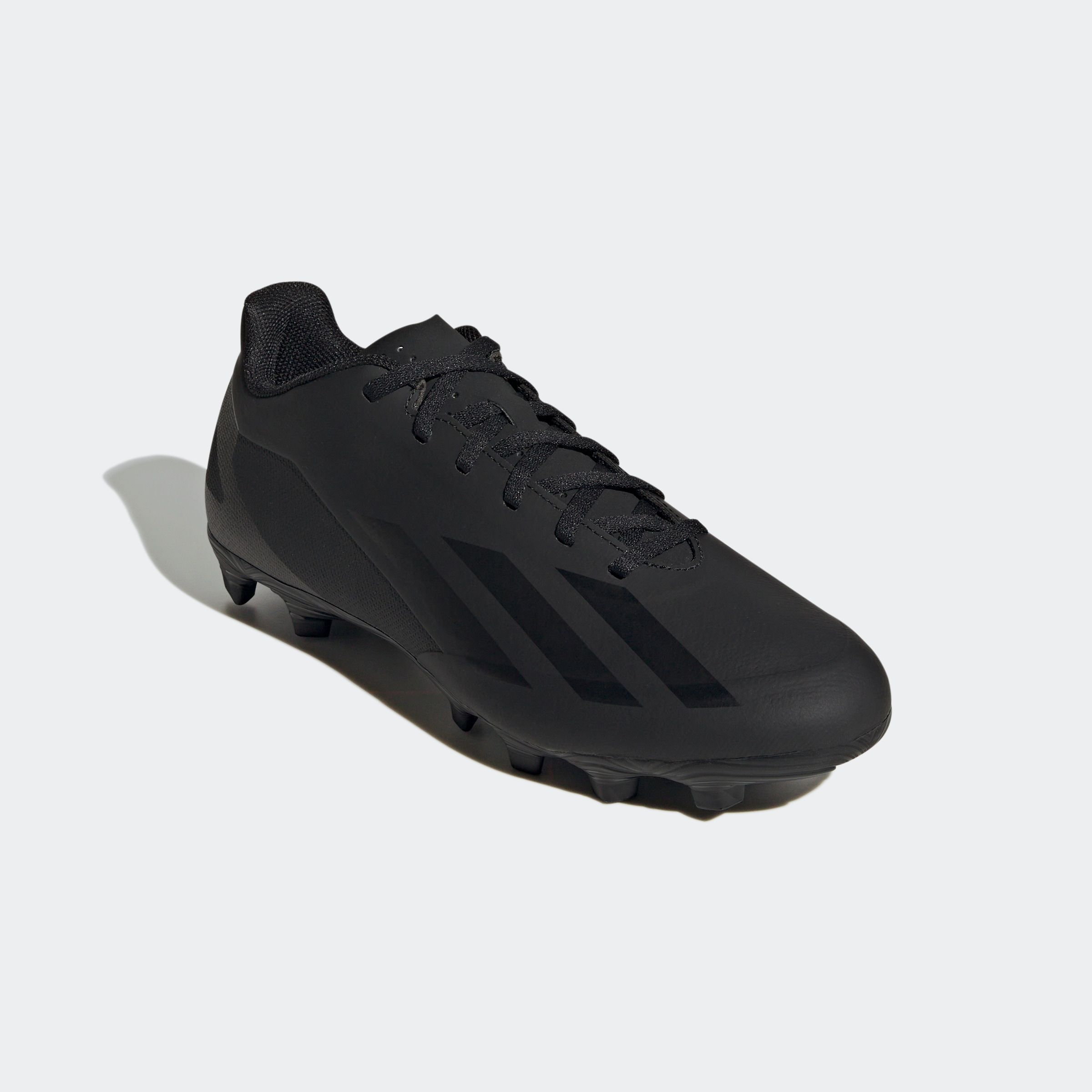 adidas Unisex X Crazyfast.4 Fxg Football Shoes (Firm Ground), Core Black/Core Black/Core Black, 47 1/3 EU