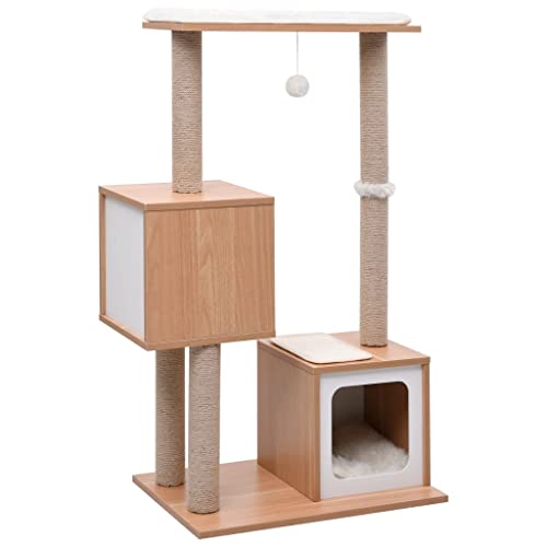 Home Furniture Cat Tree with Sisal Scratching Mat 104 cm Size