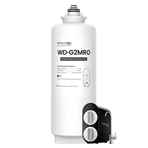 Waterdrop WD-G2MRO Filter, 2 Jahre Lebensdauer, Ersatz für WD-G2-B, WD-G2-W Umkehrosmose-System