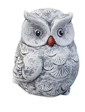 Steinfigur Eule Hedwig, massiver Steinguss, Frost- und wetterfest