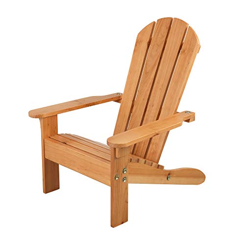 KidKraft Outdoor Liegestuhl Adirondack für Kinder, Gartenmöbel aus Holz für Kinder, 00083