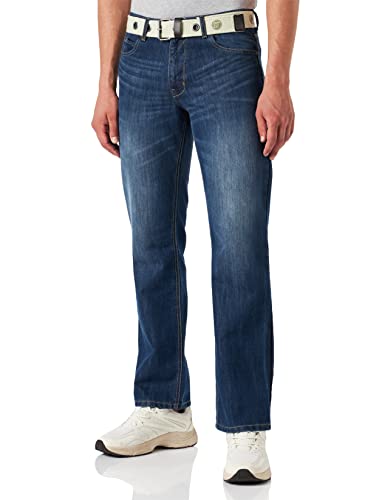Enzo Herren Ez15 Jeans, Midwash, 32W / 34L (Herstellergröße: 32L)
