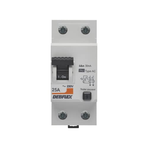 Debflex - Differentieller Schalter 2P 30MA 25A 2 Module Typ AC - Modular - Modular Bereich - Differenzschalter - 707513