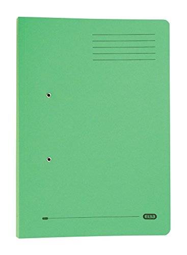 Elba Stratford Schnellhefter mit Tasche recycelt 315 g/m² 32 mm Folio-Format 25 Stück grün