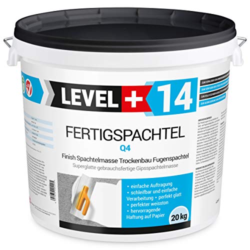 20 kg Fertigspachtel Spachtelmasse Glättspachtel Fugenspachtel reinweiss Weiß RM14