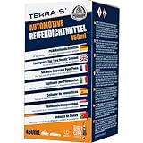 TERRA-S T16003 450mL Universal-Reifendichtmittel-Nachfüllflasche mit automatischem Einfüllen des Dichtmittels, die mit Allen Reifenpannen-Kits oder Kompressoren funktioniert.