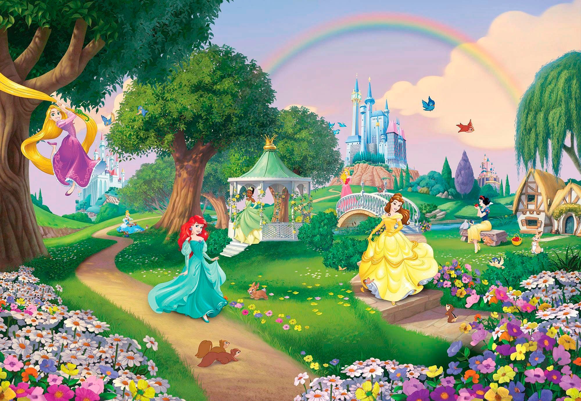Komar Fototapete "Disney Princess Rainbow"
