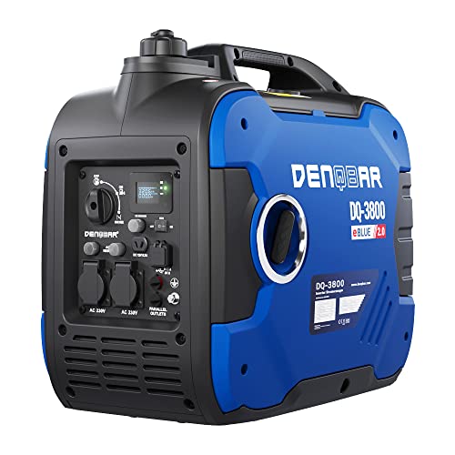 DENQBAR 3800 W Inverter Stromerzeuger Notstromaggregat Stromaggregat Digitaler Generator benzinbetrieben DQ-3800