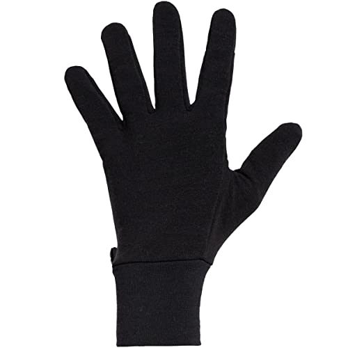 Icebreaker Sierra Merino Gloves, Black, L