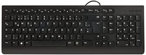 Lenovo Essential USB-Tastatur, schwarz – Deutsch