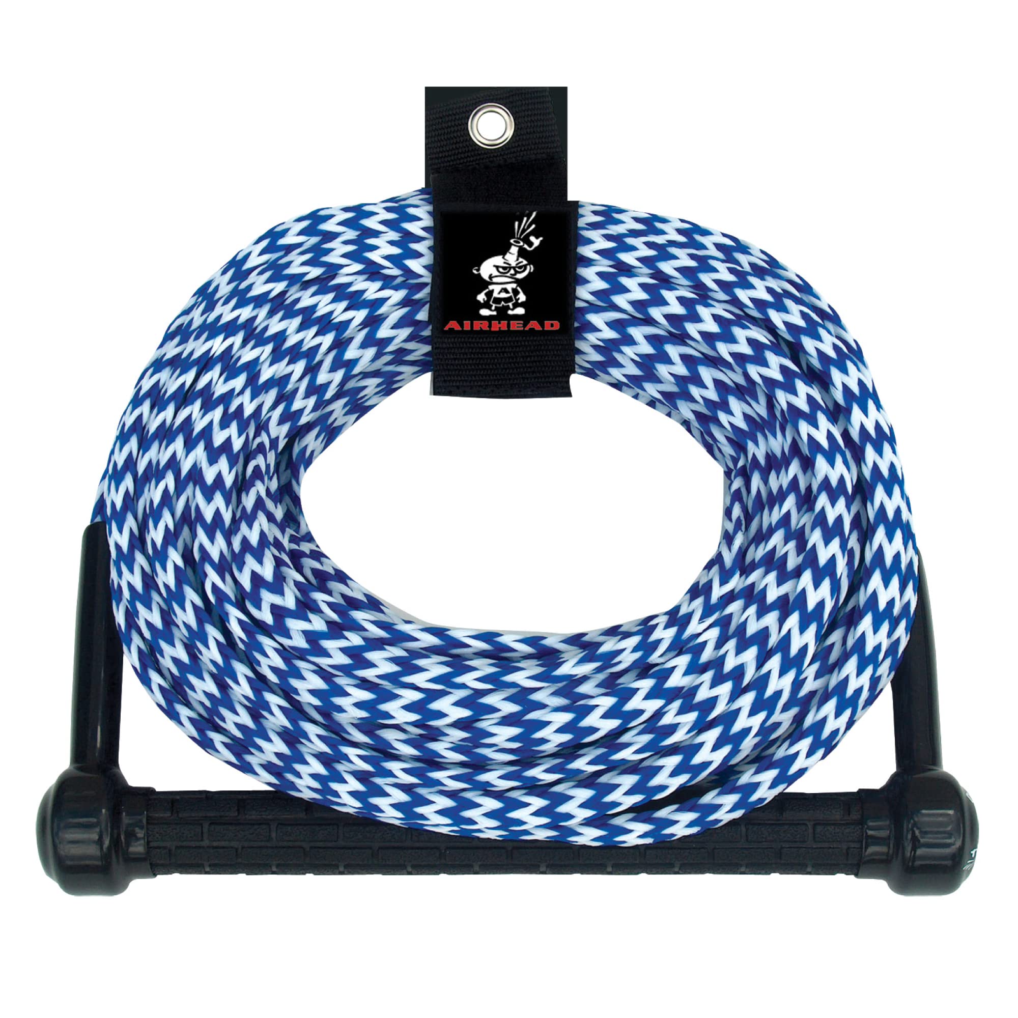 AIRHEAD Unisex-Erwachsene Kwik Tek AHSR-75 Wasserski Seil 75' 1 Abschnitt, blau/weiß, 75-Feet
