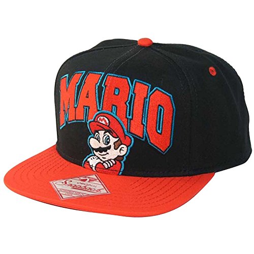 Nintendo Cap Mario, schwarz/rot