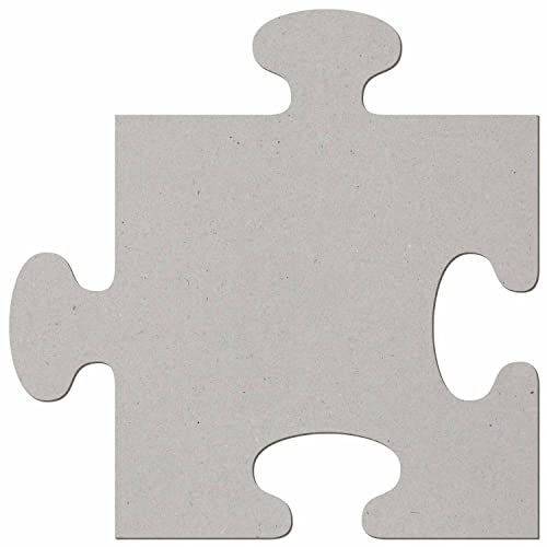 Pappe Puzzleteil - 3-50cm Basteln Deko, Größe:12cm, Pack mit:25 Stück