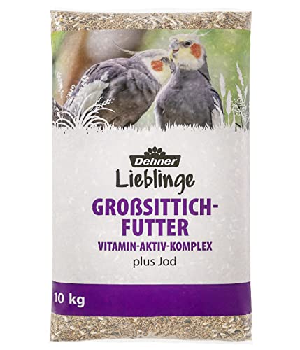 Dehner Lieblinge Vogelfutter, Großsittich-Futter, Vitamin-Aktiv-Komplex,10 kg