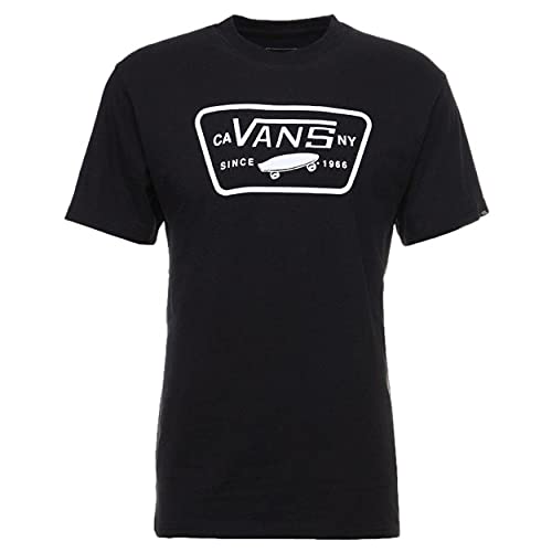 Vans Herren Full Patch T-Shirt, Schwarz (Black/White), X-Large