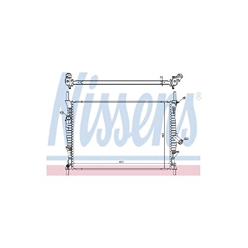 Nissens 69240 Kühler, Motorkühlung