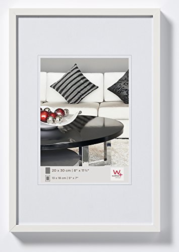 walther design AJ080W Aluminium-Bilderrahmen Chair, 60x80 cm, weiß