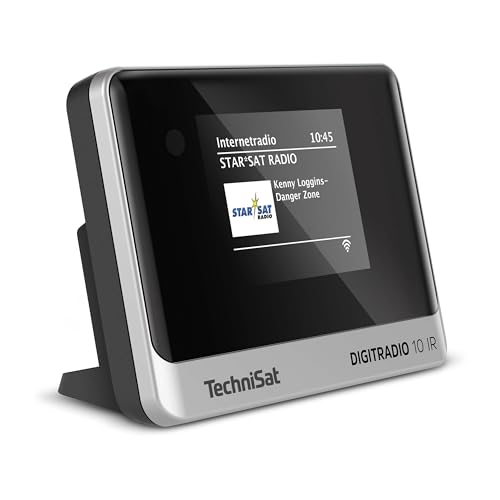 TechniSat DIGITRADIO 10 IR - DAB+ und Internetradio Adapter (WLAN, Farb-Display, Bluetooth, Fernbedienung, Wecker, optimal zur Aufrüstung bestehender HiFi-Anlagen) schwarz/silber
