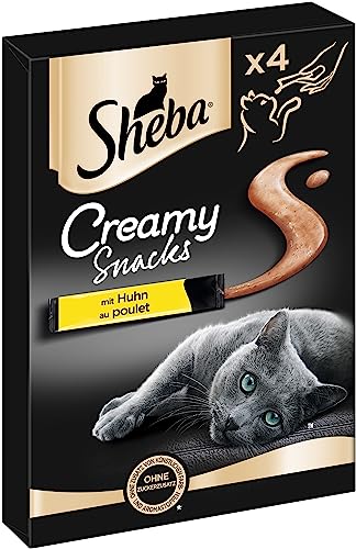 SHEBA Beutel Creamy Snacks mit Huhn 11 x 4 x 12g